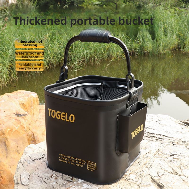 Fishing Equipment Usa - Wiadro na ryby Nowe składane wiadro