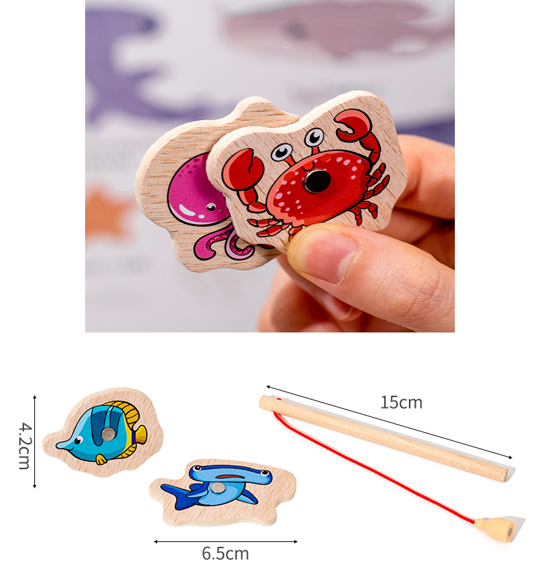 Zabawki wędkarskie Montessori  – Fishing Equipment Kids recenzja i cena