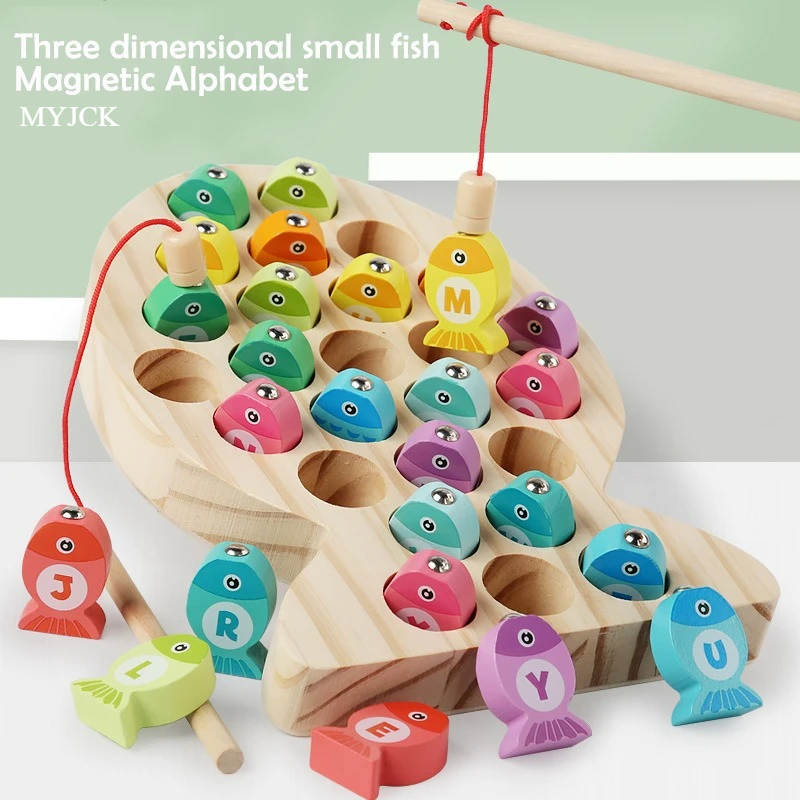 Drewniana gra w łowienie rybek – Fishing Equipment Kids recenzja i cena